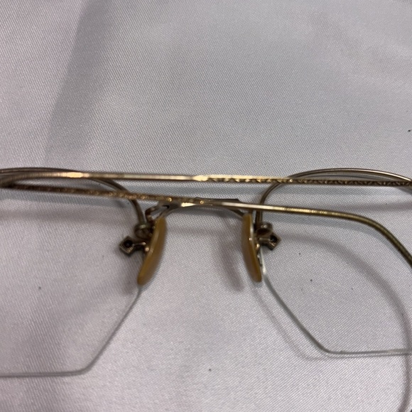 Vintage Numont Ful-Vue 12K GF Hexagon Shaped Eyeglasses Spectacles - Picture 12 of 16